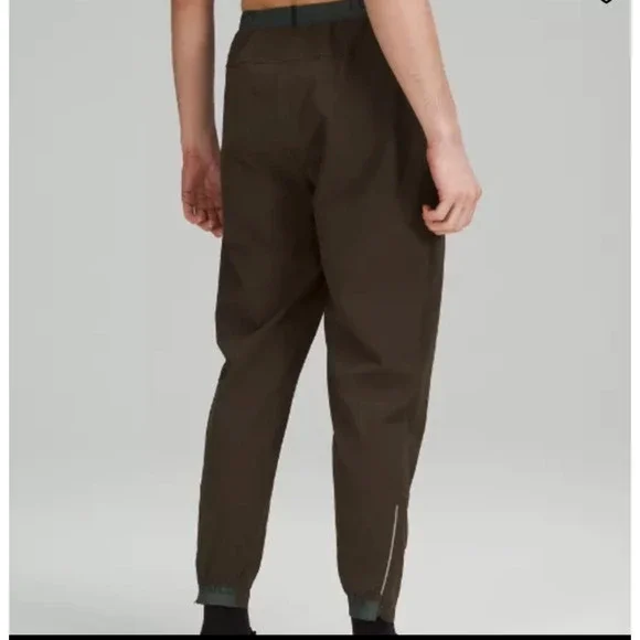 Lululemon Run State Jogger lightweight dark green olive lg - Picture 2 of 9